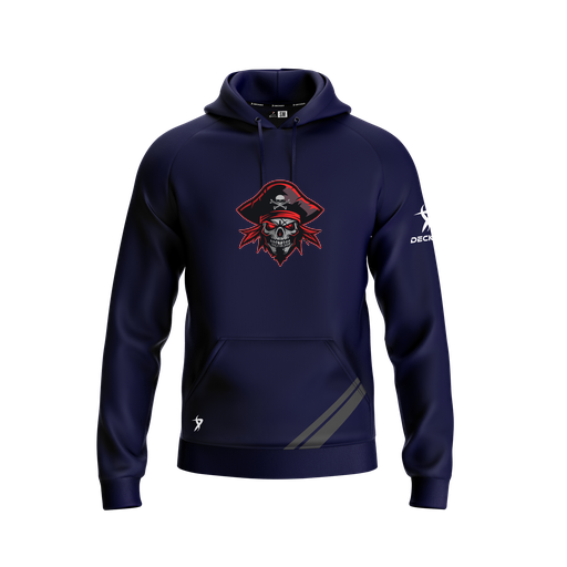 [FOLHSMNV-YXS-LOGO1] Decker Summit Hoodie (Youth XS, Navy, Logo 1)