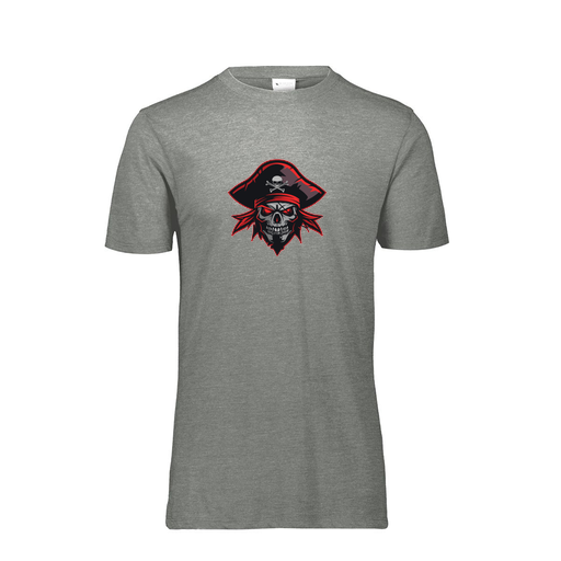 [FTSCUBGY-AS-LOGO1] Decker Men's Tri-Blend T-Shirt - Short Sleeve (Adult S, Gray, Logo 1)