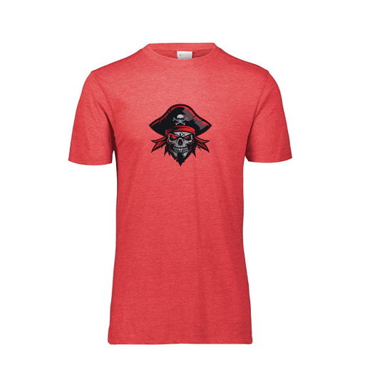 [FTSCUBRD-YS-LOGO1] Decker Youth Tri-Blend T-Shirt - Short Sleeve (Youth S, Red, Logo 1)