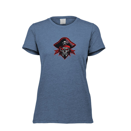 [FTSCUBNV-FAXS-LOGO1] Decker Women's Tri-Blend T-Shirt - Short Sleeve (Female Adult XS, Navy, Logo 1)