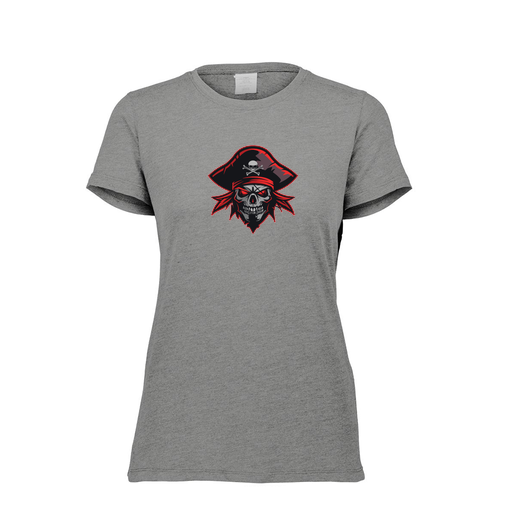[FTSCUBGY-FAXS-LOGO1] Decker Women's Tri-Blend T-Shirt - Short Sleeve (Female Adult XS, Gray, Logo 1)