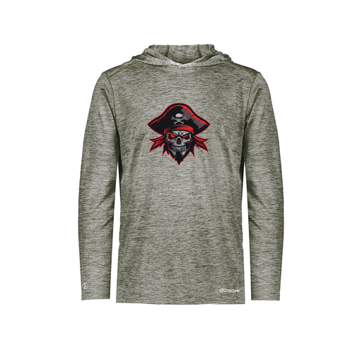 [FOLHCGGY-AS-LOGO1] Decker Men's Charge Hoodie (Adult S, Gray, Logo 1)